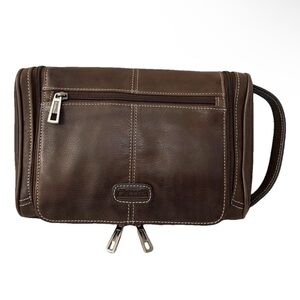 Fossil Leather Hanging Toiletry Travel Kit